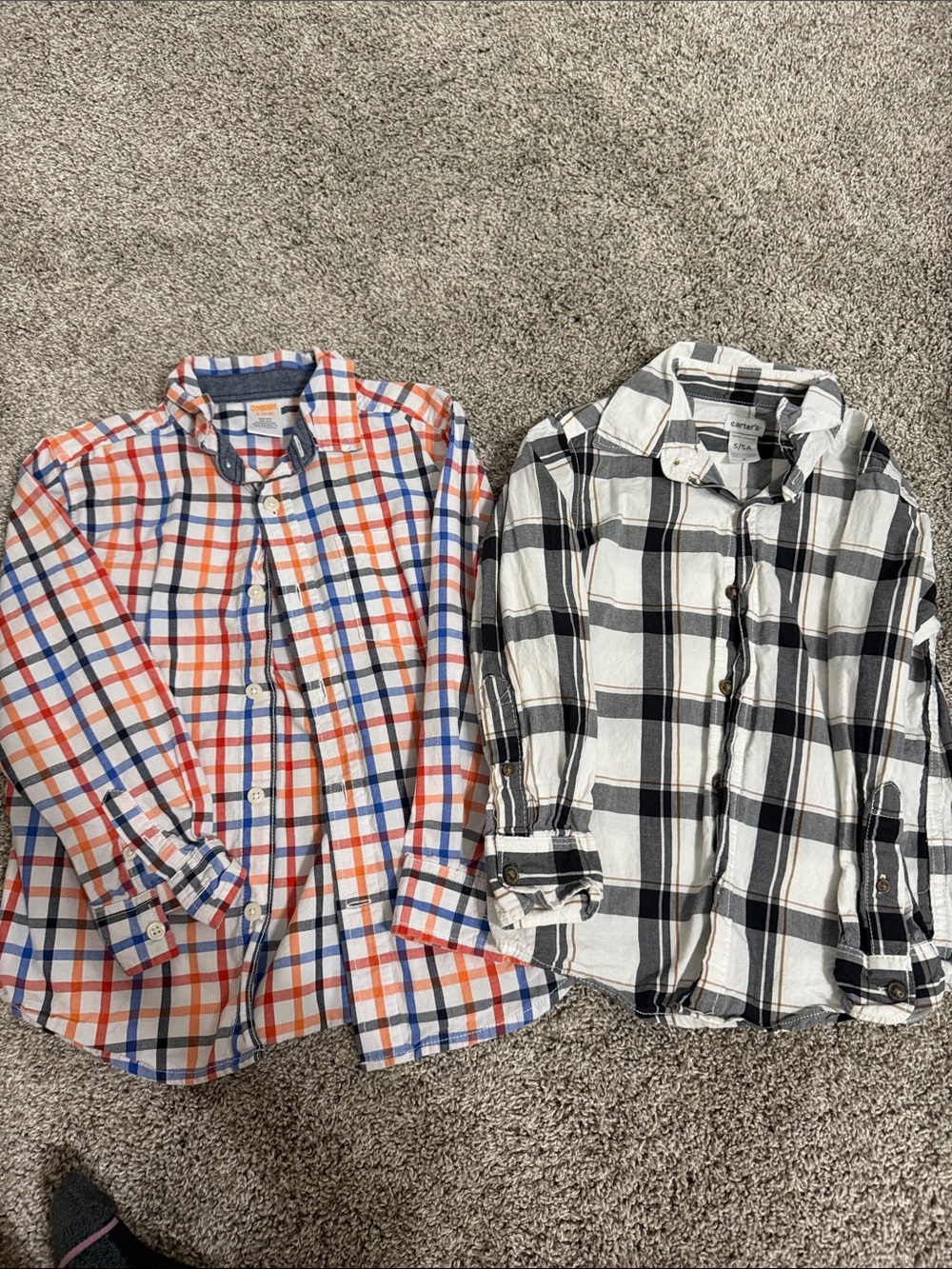 Boys button down shirts!